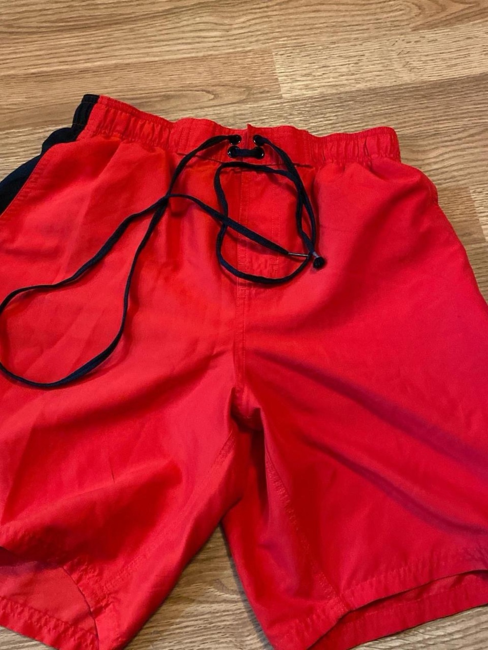 Red Swim/Active Shorts - Classic Drawstring